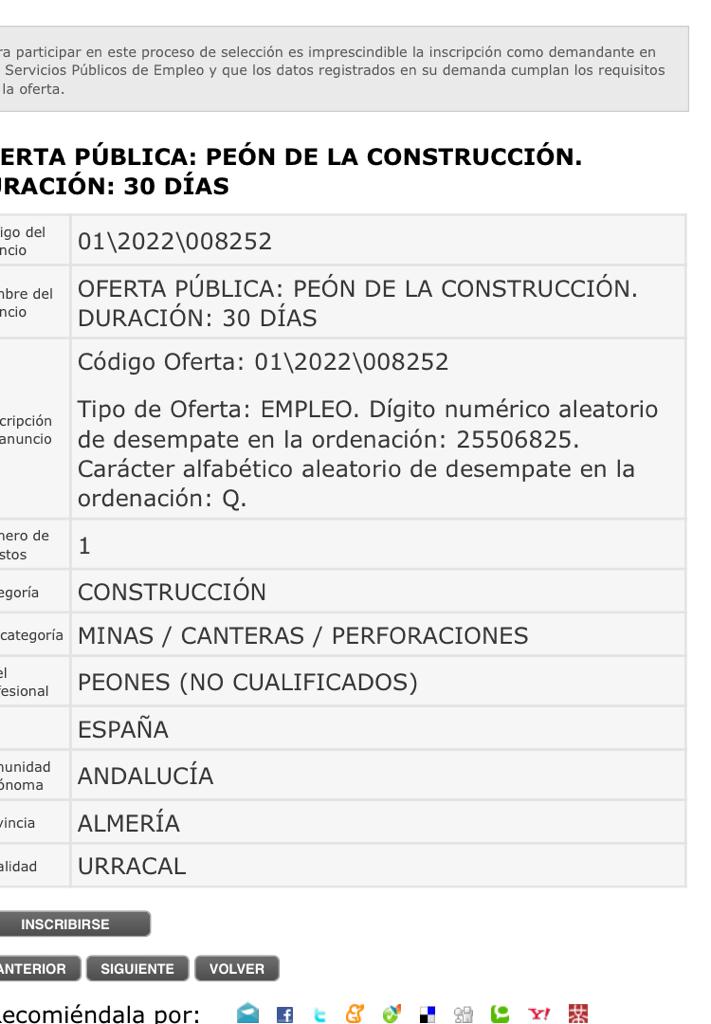 OFERTA PUBLICA DE EMPLEO